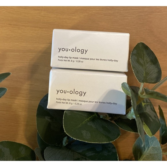 Younique Other - NEW LOT OF 2 Younique Youology Holly Day Lip Mask .28 oz New in Box